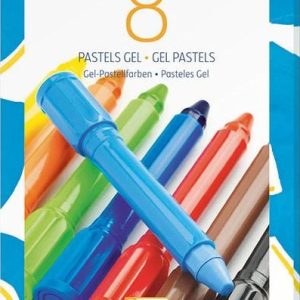 8 Lápices Gel Pasteles