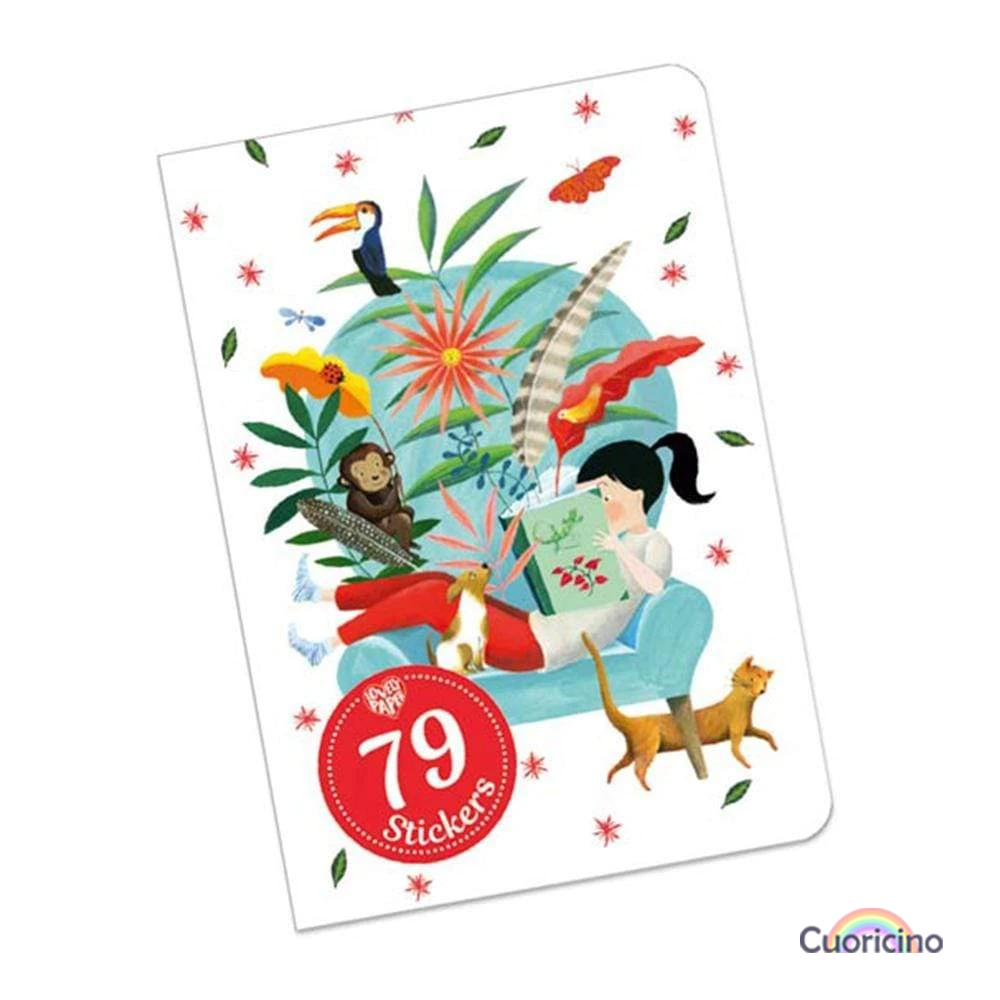 Block de Notas – Sarah con pegatinas