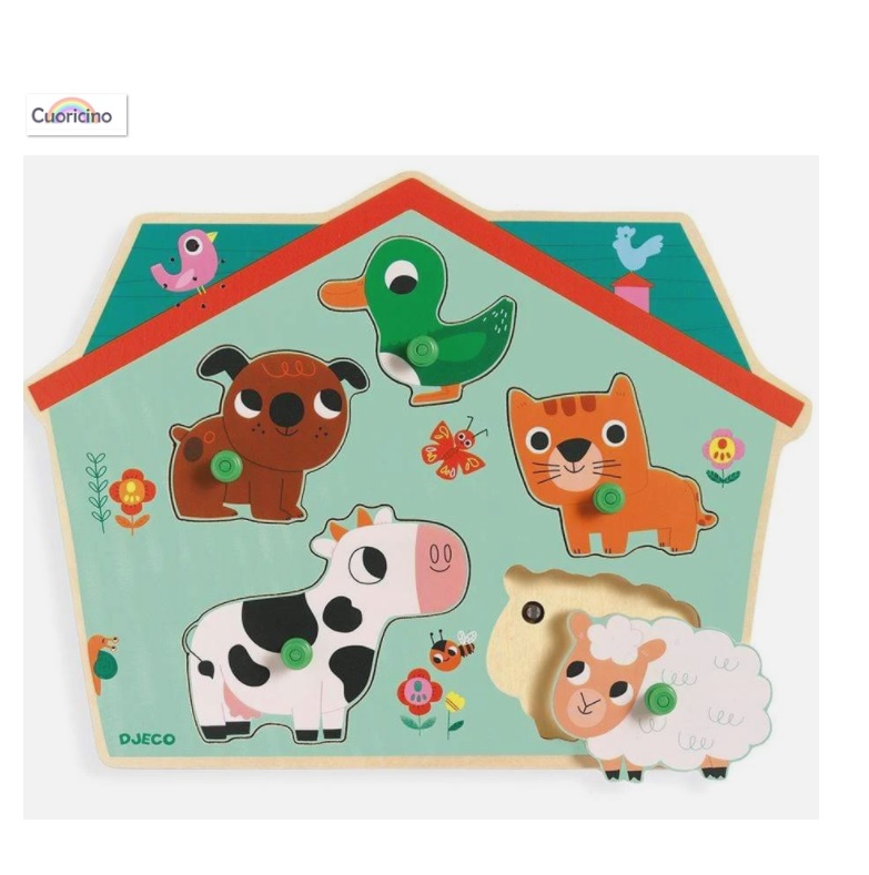 Puzzle Madera Botones y Sonido - Imagen 2