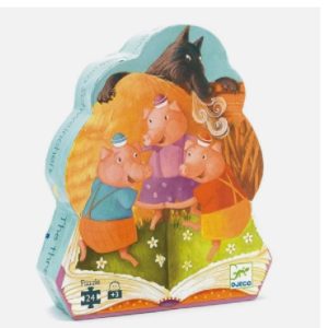 Puzzle Silueta los 3 Chanchitos