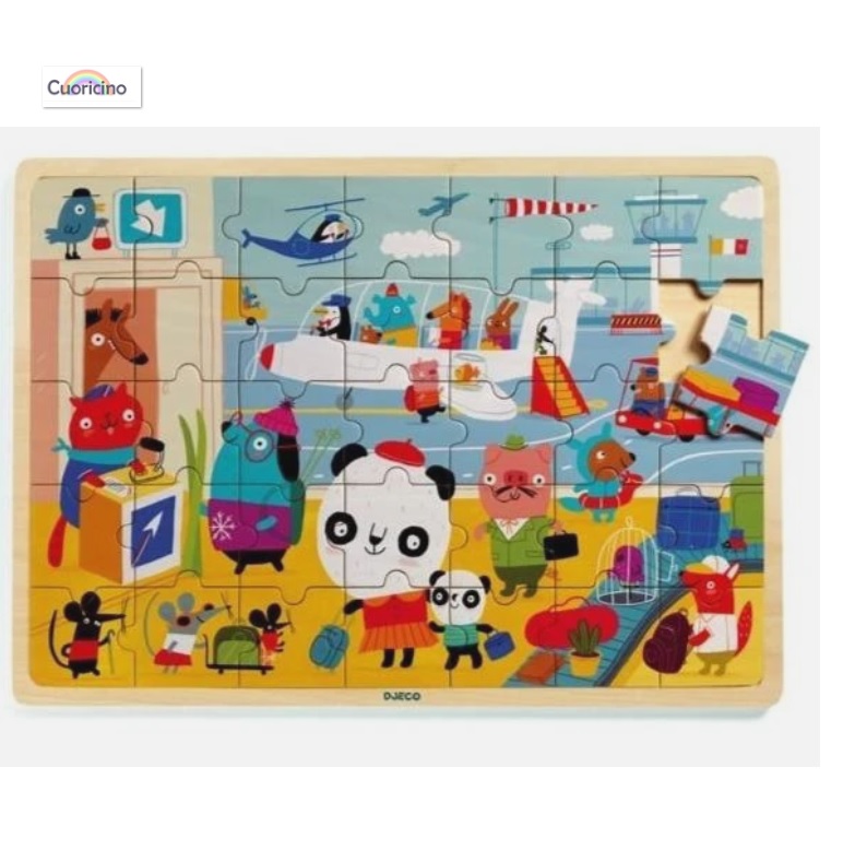 Puzzlo Airport-Music, puzzle de 35 piezas