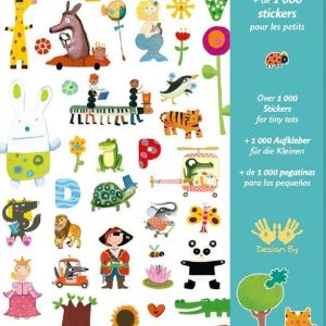 Set 1000 Stickers Niños