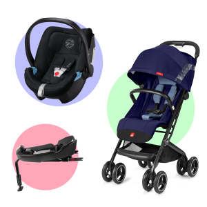 Sistema de Viaje Qbit+ All City +Aton 5+Base (GB / Cybex)