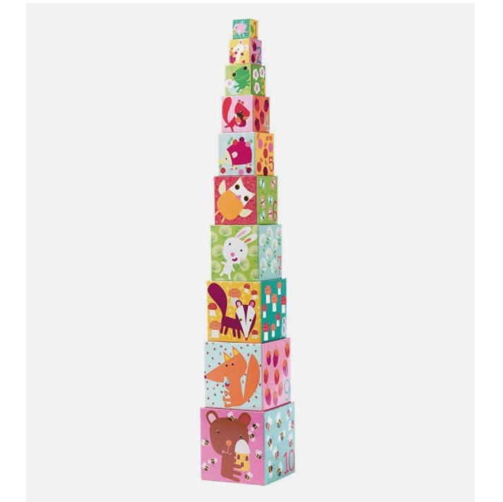 CUBOS APILABLES BOSQUE 10 piezas