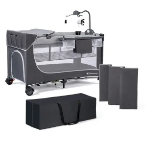 CUNA DE VIAJE CON ACCESORIOS LEODY KINDERKRAFT