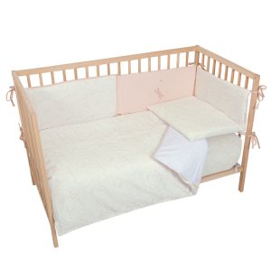 JUEGO DE FUNDA NORDICA Y PROTECTOR DAFNE ROSA BIMBIDREAMS