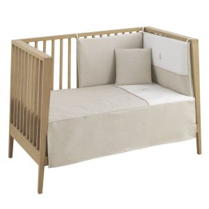 JUEGO DE CUNA 2 PZAS. COLCHA LINO ROSA CAMBRASS