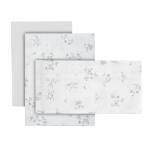 JUEGO SABANAS DE CUNA MERLO CRUDO CAMBRASS