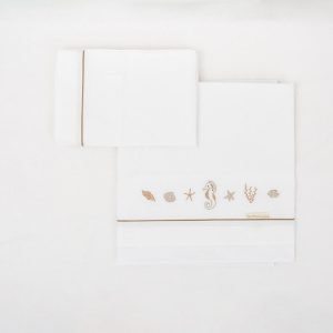 JUEGO DE SABANAS DE CUNA OCEAN BEIGE BIMBIDREAMS