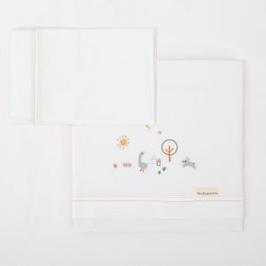 SABANAS CUNA FRANELA GRANJA BIMBIDREAMS