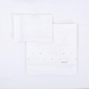 JUEGO DE SABANAS CUNA PUNTS ROSA BIMBIDREAMS